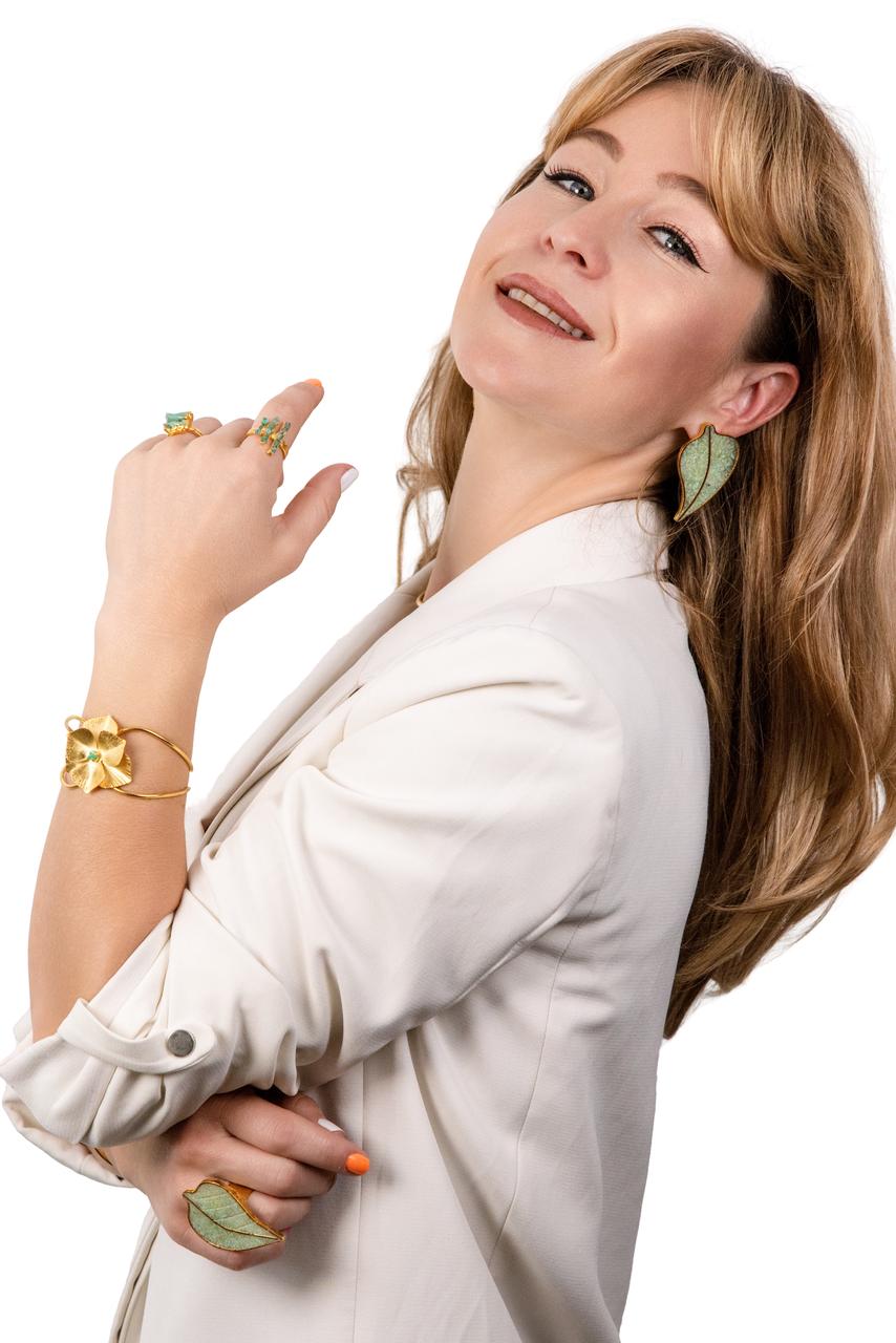 Aretes, choker, brazalete, anillos o pulsera - Imagen 3