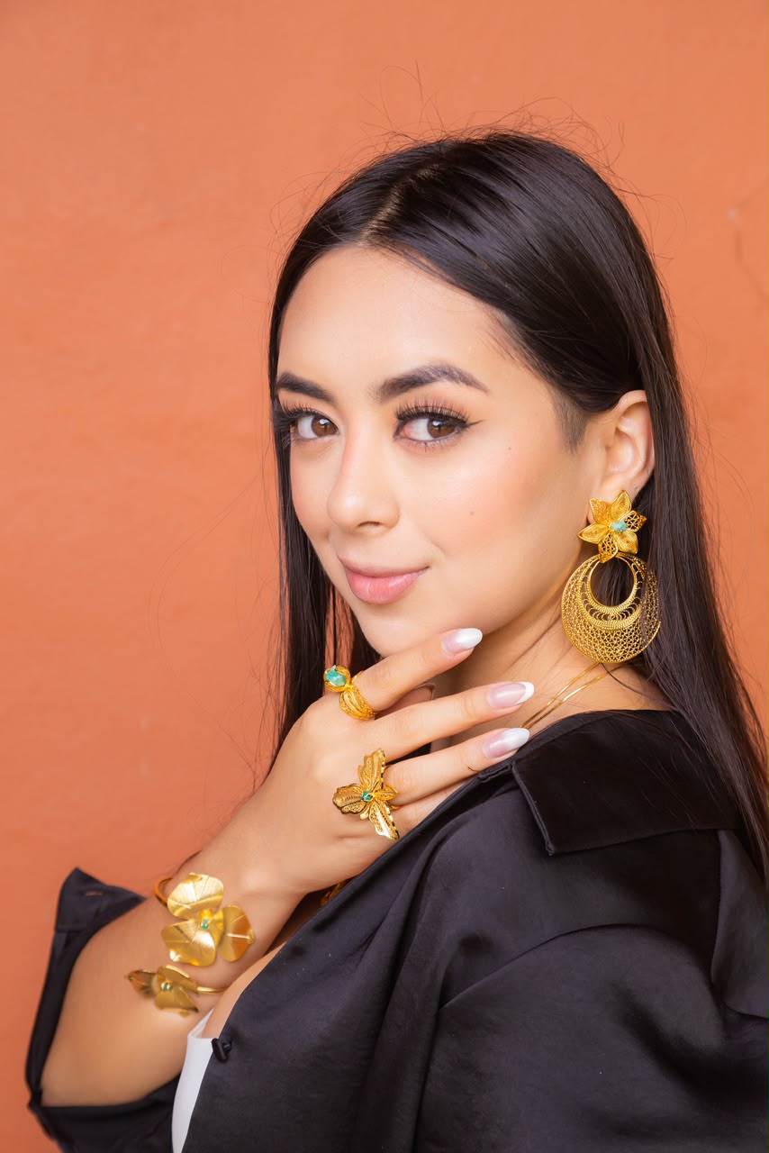 Anillo orquídea filigrana (dedo anular de mano derecha) - Imagen 3